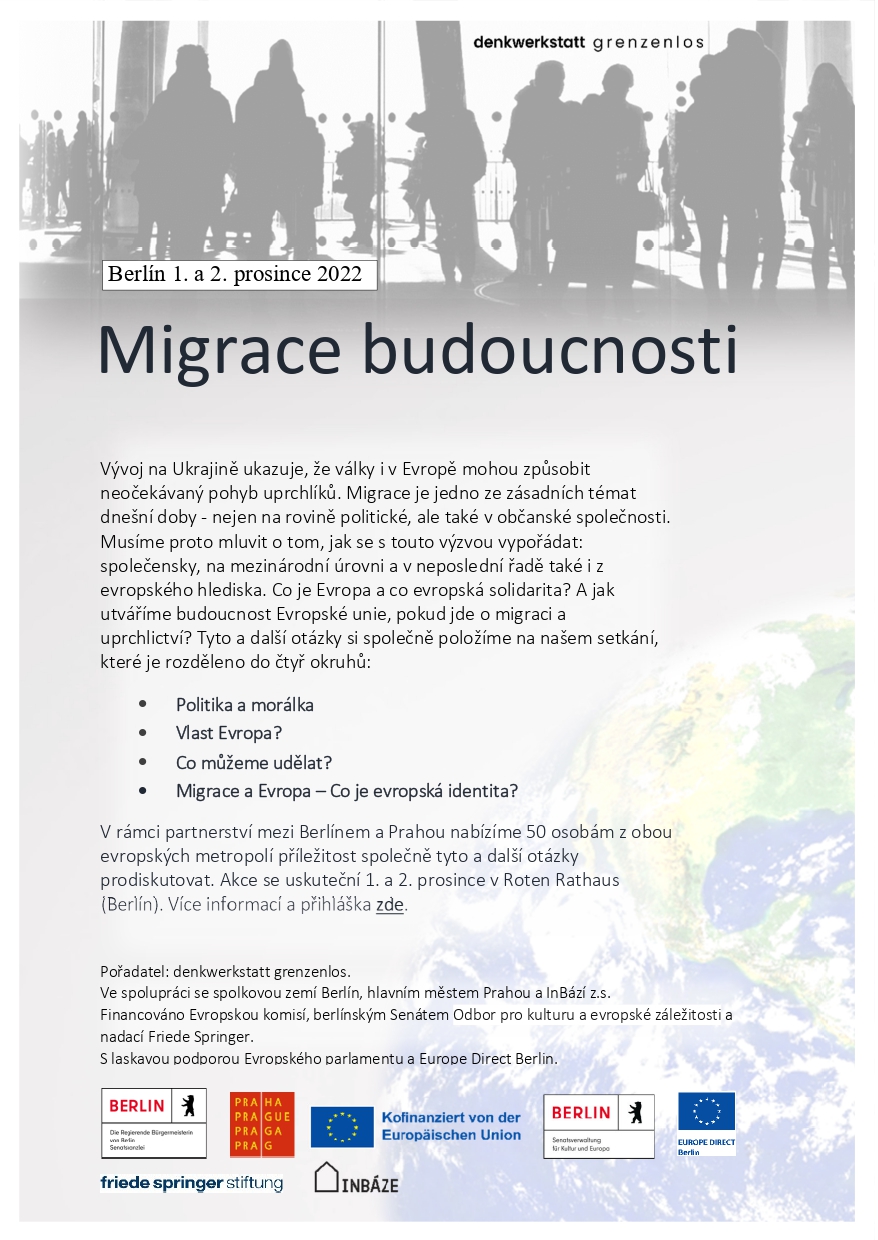 Vydejte Se S N Mi Do Berl Na V R Mci Projektu Migrace Budoucnosti